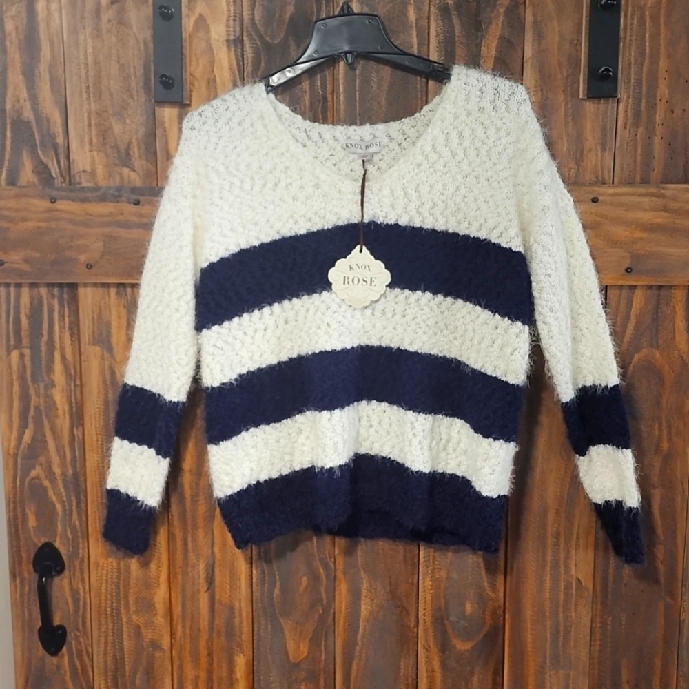 Knox Rose size Large striped sweater